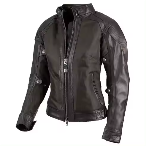 Chaqueta By City Sahara Lady marron Raíz CAFE RACER Chaquetas de mujer OUTLET MOTOSOTORE MARCAS Chaquetas Ropa moto BY CITY - 1
