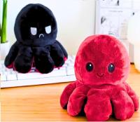 Pulpo reversible de peluche de 20 cm - details 0