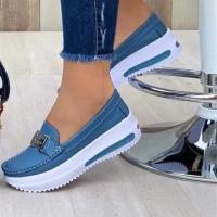 Zapatos De Mujer Casual Comodidad Fashion Redonda Antideslizante Tacón Medio Suela Gruesa Zapatos Deportivos Para Caminar Diario - details 3