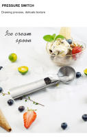 Cuchara De Hielo De Acero Inoxidable Para Helado Y Frutas Hueso De Sandía No Pegajoso Hacer Bolas De Hielo Máquina De Hielo De Hockey En Bicicleta Cuchara De Helado - details 12