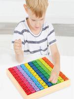 Juguete Educativo De Tabla De Multiplicación En Madera Para Niños Montessori Tablero De Matemáticas De Fase Temprana 99 - details 0