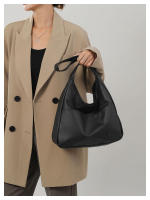 Bolso de mano de cuero para mujer, bolsa de hombro grande y suave, estilo informal, a la moda, 1 piezas - details 15