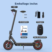 Patinete eléctrico plegable iScooter i10 - Ruedas de 10" - Adulto - 650 W, 4 velocidades, autonomía de 40-45 km, batería de 15 Ah - details 10