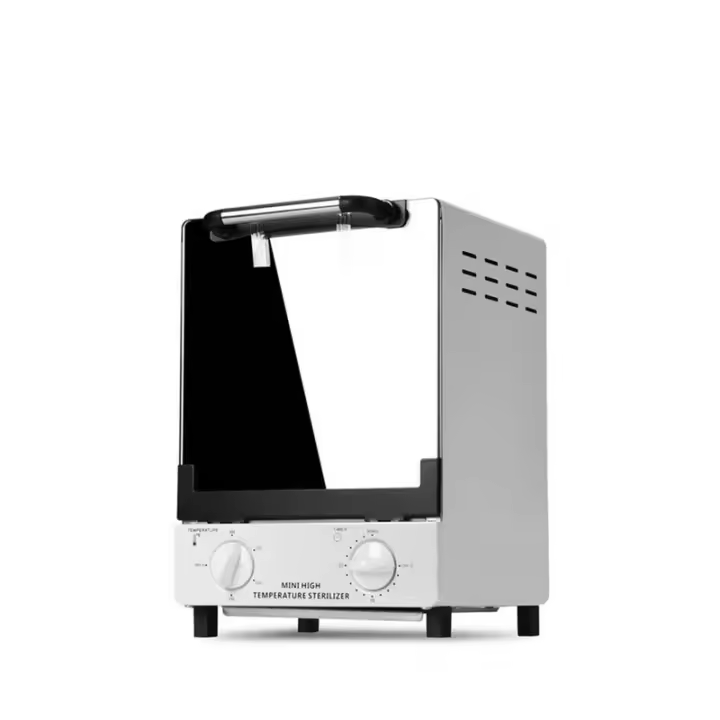 10L UV alta temperatura herramienta de Metal caliente gabinete de limpieza temporizador caja de limpieza doble capa para manicura esterilizador de calor seco hogar - 1