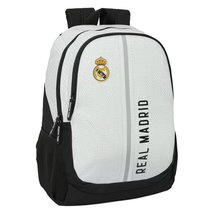 Mochila Adaptable Carro Real Madrid 1ª Equipacion 24/25 32X44X16 CM (Safta 612454665) - 1