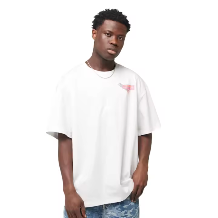 Camiseta Karl Kani Blanca Bubblegum Tee - 1