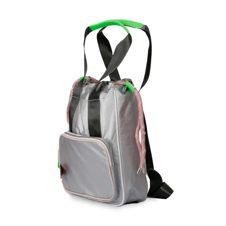 Gioseppo Bolso Plata de Nylon con Doble Asa para Mujer - 1