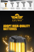 LYUWO Taladro Eléctrico 16.8V 140N.m Herramienta Multifuncional De Batería Recargable Para El Hogar Con Broca Y Destornillador - details 9