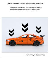 Jaguar-Project8 Modelo a Escala 1:32 Con Sonido Y Luz Vehículo De Retroceso Para Juguete Decorativo Para Niños Regalo Simulación Alta Diecast Metal - details 10