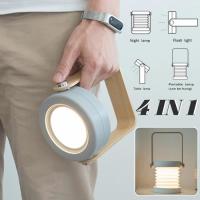 Lámpara de Mesa portátil TEMPSA 4 en 1 - Lámpara de noche LED with 3 Modos de Luz-Swivel 360 ° - details 1