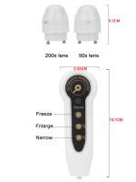 Análisis De Piel Portátil 50X/200X Detector De Cabello Y Escalpelo 5 Pulgadas Medidor De Hidratación Y Aceite Recargable Para Cuidado De La Piel - details 4