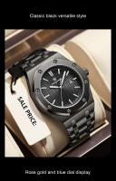 Reloj De Cuarzo Para Hombre Moda Con Correa De Aleación Y Anillo Octagonal Decorativo Movimiento De Cuarzo Alta Gama Reloj De Negocios - details 12