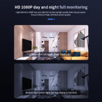 Cámara Digital WiFi 1080P Con Reloj Cámara De Seguridad IP Con Alarma P2P Vigilancia Doméstica Detección De Movimiento Visión Remota - details 5