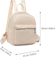 Mini mochila de almacenamiento, Bolso de hombro ajustable a la moda e informal, mochila antirobo - details 0