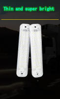Luz De Lectura Para Coche LED Luz De Maletero Interior Con Interruptor Para Furgoneta Camión RV Y Barco 2pcs Universal 12V/24V - details 0