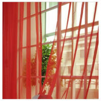 Cortina De Ventana Moderna Tulipán 1Pc Para Sala De Estar Dormitorio Cocina Decoración De Hogar Translúcida De Poliéster - details 22