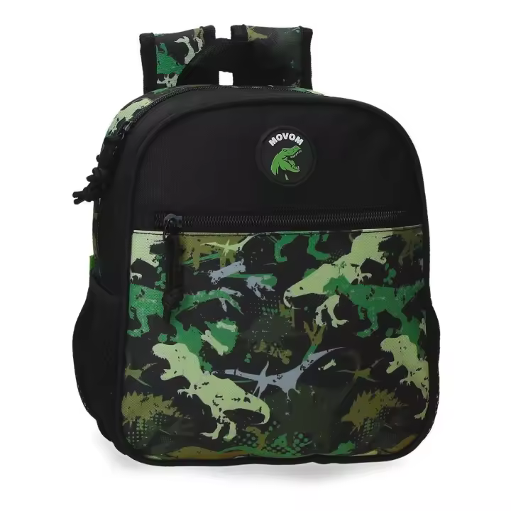 Movom Mochila Escolar Poliéster Raptors Negro - 1