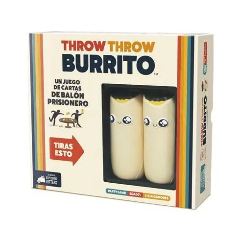 Asmodee Throw Throw Burrito - Juego de Cartas y Lanzamiento de Burritos - 1