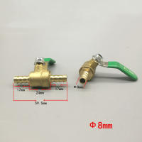 Adaptador De Conector De Tubo De Bola De Apagado Tipo Y De Latón Para Combustible Gas Agua Aceite Aire 6/8/10mm Barb De Goma - details 12