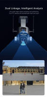 Cámara de vigilancia de seguridad solar inalámbrica para exteriores 4K 8MP 4G 360° Lente dual Zoom óptico 10X Detección de movimiento - details 2