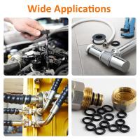 Kit De Anillos De Goma O 225PCS Resistente Al Aceite Y Agua Conjunto De Selladores De Anillo Y Tapas De Goma Para Reparaciones Profesionales De Plomería Y Automotriz - details 5