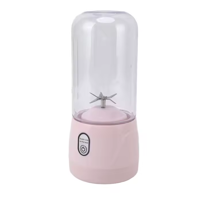 Licuadora Portátil USB Recargable 6 Hojas Mini Exprimidor Taza De Frutas para Viajes - 1
