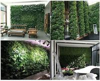 72 bolsos pared vertical Flor Colgante Fieltro plantador Bolsas para Jardín interior al Aire Libre 2 Colores plantador Bolsas (GREEN) - details 1