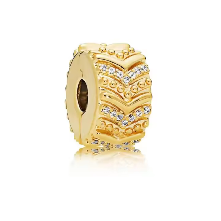 767798CZ - Clip Pandora Shine Deseo Estiloso con circonitas cúbicas transparentes  767798CZ PANDORA Raíz Joyas de Plata Joyas Pandora MUJER inicio Clips Pandora Mujer Pandora original - 1