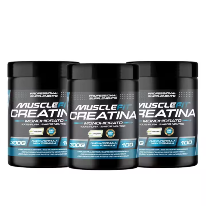 ¡Pack Ahorro! 3 x Creapure Creatina Monohidrato 300g - MuscleFit│MUSCLECULT│Mas músculos - 1
