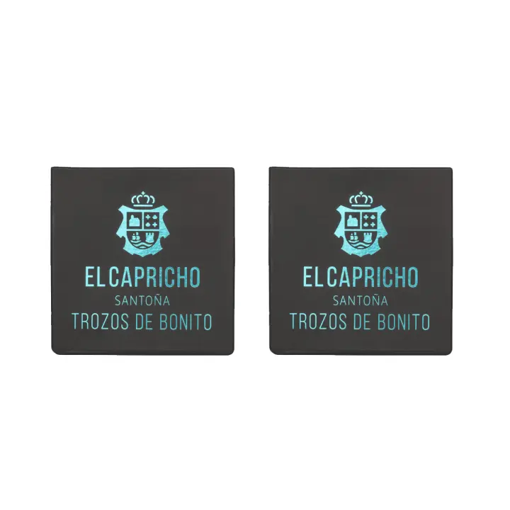 Trozos de Bonito en Aceite de Girasol, - EL CAPRICHO - Santoña, Peso: 210 g Neto, 140 g Escurrido - 1
