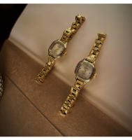 Reloj De Mujer Retro Francés Mini Dial En Oro Resistente Al Agua Reloj De Cuarzo Elegante Y Exquisito Para Uso Diario - details 5