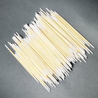 Cotonete De Madera Con Puntas Agudas Doble Final Para Microtejido Cotonetes De Algodón Para Retirar Maquillaje Eco-amigable Pack De 50/100/200/300/400 - details 6