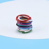 Llavero Redondo De Pintura En Spray Colorido 10Pcs Accesorios Para Joyería DIY Anillos De Conexión Para Organizar Llaveros - details 5