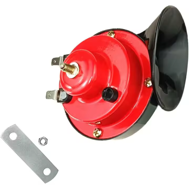 Bocina de tren superfuerte de 300 dB, kit de repuesto de bocina de aire impermeable de 12 V y 4 A para coche, motocicleta, camión, bicicleta y barco. Bocina doble eléctrica de aire tipo caracol, accesorio universal para coche. - 1