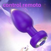 Vibrador Anal Con Control Remoto Vibrador Para Parejas Prostate Massager Plug Butt Wireless Man Sex Toys Silicone Adultos - details 2