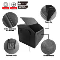 Organizador de Maletero Plegable de PU – Caja de Almacenamiento Multiuso para Coche, SUV y Camión – Gran Capacidad, Portátil y Resistente - details 2