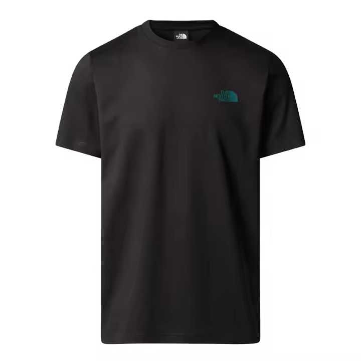 Camiseta Negra The North Face NSE Box de Corte Holgado - 1