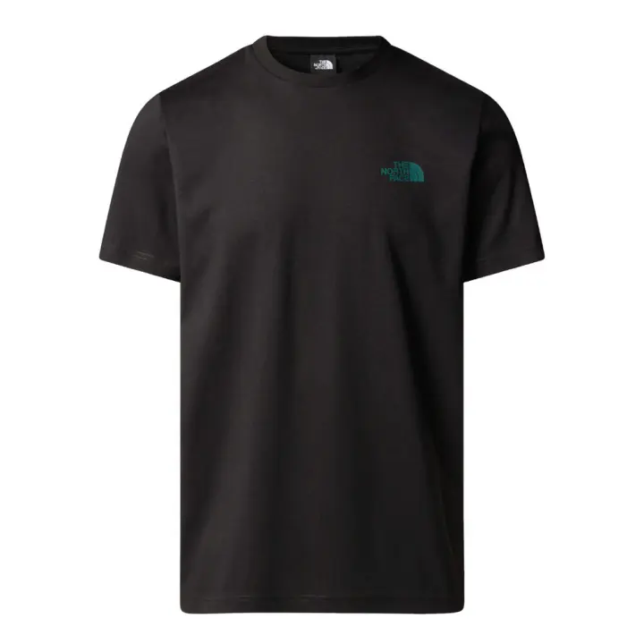 Camiseta Negra The North Face NSE Box de Corte Holgado - 1