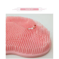 Cepillo De Baño Multifuncional Con Masajeador De Espalda Antideslizante Y Sucker Para Pies Material Duradero Para Limpieza Del Baño - details 13