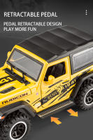 Coche De Juguete a Escala 1/32 Para Niños Y Adultos Con Puertas Abatibles Y Luz Vehículos Metálicos Para Wrangler Off-Road 7 Puertas - details 15