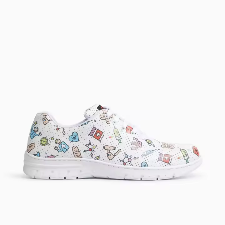 Dian zapato laboral sanitario ajustable con cordones,picado para que transpire mejor,antideslizante y súper cómodo - 1