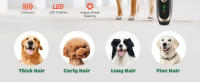 Nobleza - Cortapelos para Perros Profecional Mascotas Set Mquina Cortar Pelo Sin cable y Recargable para Mascotas Pequeas Medianas y Grande 2 Velocidades Ajustable Regalar Tijeras y peine - details 1