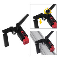 Aluminio Stop De Rieble Para Trabajo Con Madera Limitador De Camino T-Slot Workbench Conector Deslizante Y Stopper De Fosa - details 16