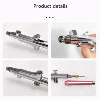 Pistola De Aerógrafo Para Uñas Con Copos Y Kit De Limpieza Repuesto Para Pintura De Uñas Herramienta De Belleza Multifuncional Metal - details 4