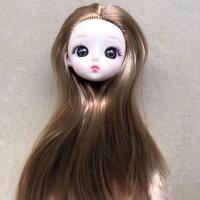 Muñeca De Juguete DIY Con Cabeza De Muñeca De Anime Larga Y Colorida Ojos Estelares Para Niñas Regalo De Vestir Muñeca De 1/6 - details 31