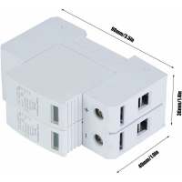 Dispositivo de protección contra sobretenciones fotovoltaicas 2P20KA para el hogar - details 0