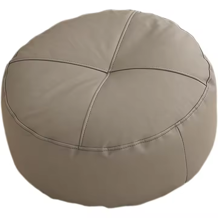 Cojín de suelo para patio exterior, cojín redondo para futón, tatami, para interior y exterior, silla de oficina, hogar, dormitorio, lectura, color negro, 40 x 40 x 15 cm. - 1