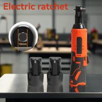 Llave de impacto inalámbrica, herramienta eléctrica recargable de trinquete de ángulo recto de 3/8 pulgadas, 18V,Trinquete recto, llave inglesa, herramienta eléctrica de accionamiento - details 2