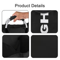 Cesta De Ropa Plegable Con 3 Cuentas Organizador Para Ropa Sucia Gran Tamaño Cesta Plegable De Limpieza Del Hogar Material Oxford - details 3