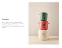 CREATE - Arrocera eléctrica multifunción con cesta vaporera de varios tamaños -  RICE COOKER STUDIO - details 5